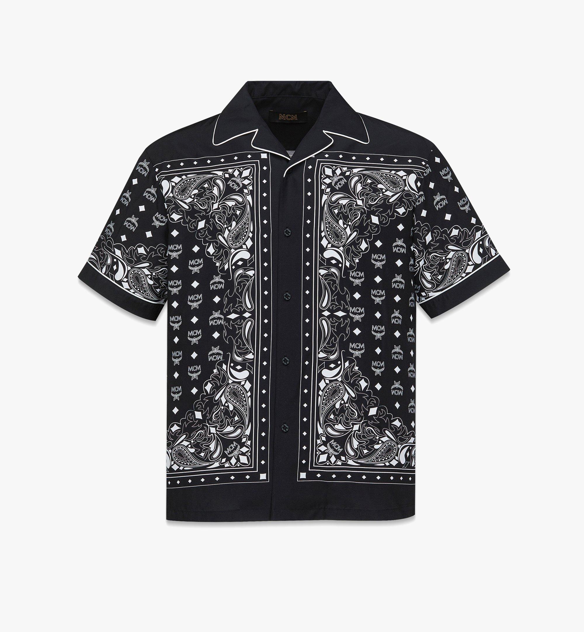 Bandana Monogram Print Shirt in ECOVERO™ 1